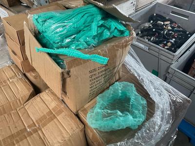 Übersichtsbild von Haarnetze